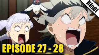 Black Clover Episode 27 and 28 in Hindi [upl. by Carlita]