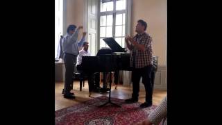 Masterclass Francisco Araiza Vienna 72016  Matej PPetrić  tenor [upl. by Duj348]