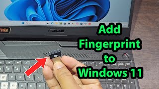 How to add fingerprint in laptop windows 11 [upl. by Doralin850]