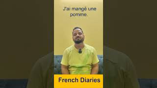 French Passé Composé Part 1  Shorts French Past tense  Past tense in French [upl. by Backer]