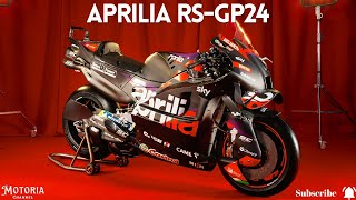 Aprilia Unveils Stunning RSGP24 for 2024 MotoGP Season  Espargaro amp Viñales Ready to Roar [upl. by Sigfried]