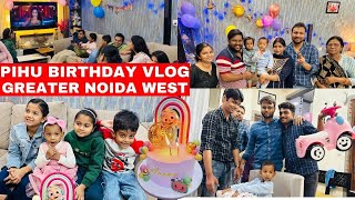 Pihu Birthday VLOG 🥳  Greater Noida West  Kids DanceMasti  COOX Book Professional Chefs noida [upl. by Burford]