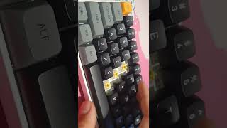 Lubed Gateron Yellow keyboard mechanicalkeyboard switch asmrkeyboard typing [upl. by Abla]