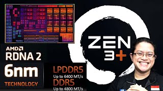 Mengenal AMD Ryzen 6000 Mobile Rembrandt  Zen3 RDNA2 DDR5  Indonesia [upl. by Nnazus924]