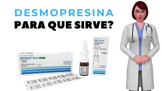 DESMOPRESINA que es y para que sirve la desmopresina como usar desmopresina nasal spray [upl. by Aehsel665]