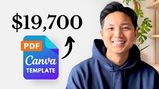 How I Make 19KMonth Selling Canva Templates on Etsy Full Beginners Tutorial [upl. by Eiramnna]