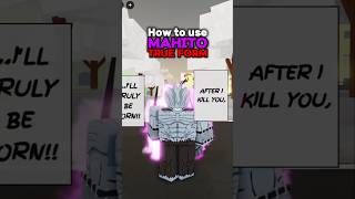 How to Use Mahitos True Form jujutsushenanigans roblox foryou shenanigans jjk jjs anime [upl. by Lillis615]