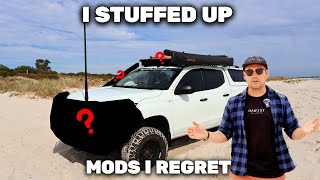 😞 FOUR WHEEL DRIVE MODS I REGRET FOR TOURING AUSTRALIA 😢 [upl. by Aynom]