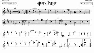 Brano 31  Harry Potter  Sax alto T re [upl. by Avla]