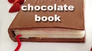 How to make a Chocolate Book HOW TO COOK THAT Ann Reardon [upl. by Dnalevets]