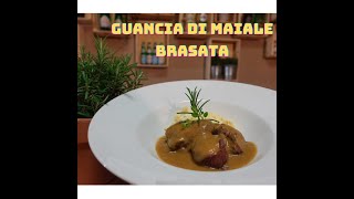 Guancia di maiale brasata con purè di patate al Gorgonzola [upl. by Okihcas991]