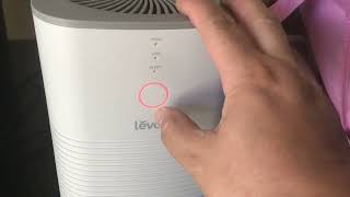 Resetting Red Light on Levoitte Air Purifier LVH128 Move to off then press and hold button 3 sec [upl. by Asseneg]