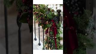 How are you decorating Stairs for this Christmas Pick one christmasinspiration chirstmasdecor [upl. by Alial245]