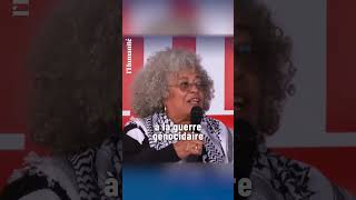 quotFREE PALESTINEquot  Angela Davis est à la Fête de lHumanité [upl. by Geminius831]