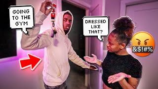 Getting FULLY DRESSED For The GYM Prank On My Girlfriend [upl. by Broida]