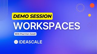 IdeaScale Workspaces Demo 2024  Innovation Management Made Easy [upl. by Crowe]