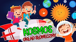 KOSMOS dla dzieci Planety 🪐 w układzie słonecznym  Gwiazdy  Zawód kosmonauta [upl. by Adamski]