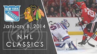 NHL Classics Henrik Lundqvist Rangers hold off late surge vs Blackhawks  182014  NBC Sports [upl. by Shep]