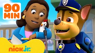 Paw Patrol  ¡Marshal de PAW Patrol rescata al alcalde Goodway  90 minutos  Nick Jr en Español [upl. by Dorsman]