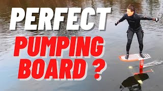 Perfect Pumping Hydrofoil Board for Lake Foil Surfing [upl. by Atirrehs701]