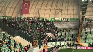 Akhisarspor 24 Bursaspor  Bursa deplasman tribünü görüntüleri [upl. by Bergquist]