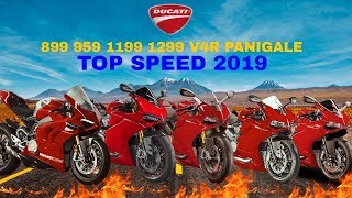 Ducati 899 959 1199 1299 V4R Panigale Top Speed [upl. by Karilynn609]