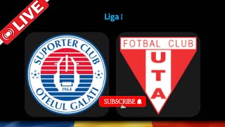 FC Oțelul Galați vs UTA ​​Arad Live Fotbal Meci de Azi Liga I Română Live [upl. by Eilitan]