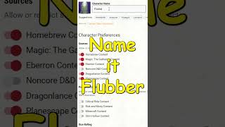 How to create FLUBBER in DampD dnd dungeonsanddragons flubber [upl. by Clemmie266]