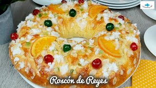 🌲 🇪🇦 ROSCÓN de REYES tradicional Receta sencilla PASO A PASO Haz tu propio Roscón de Reyes [upl. by Alliber]