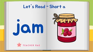 Learn to READ  CVC Words for Kindergarten  Short A [upl. by Asirem]