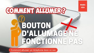 Comment démarrer ou redémarrer son téléphone si le bouton power on ne fonctionne plus [upl. by Weissberg946]