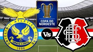 Uniclinic x Santa Cruz 25022017 Copa do Nordeste 2017  Grupo A PES 2017 [upl. by Belac]