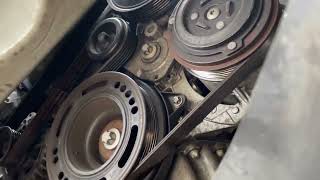 Drive belt replacement Astra j 16 petrol part 2 [upl. by Enaxor636]