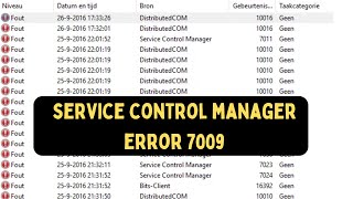 How To Fix Service Control Manager Error 7009 On Windows 11 [upl. by Rickey878]