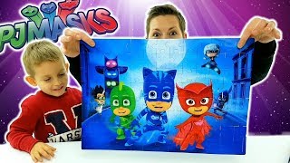 Puzzle Clementoni PJ Mask Super Pigiamini Giochi Per Bambini [upl. by Aztilay]