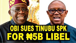 Peter Obi Demands ₦5bn Compensation From Tinubu Spokesman For Defamatory amp Libelous Statements [upl. by Tedder]