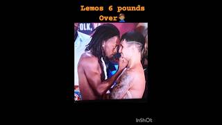 Lemos 6 pounds over🤦🏽‍♂️keyshawndavis boxinghighlights [upl. by Nirmak]