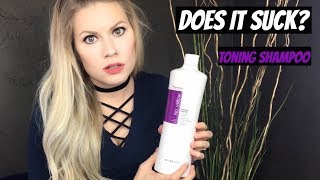 3 Minute Purple Toning Shampoo for Icy Blonde  Fanola No Yellow Toning Shampoo [upl. by Arrat]