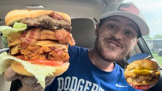 Hardee’s BLT Frisco Sandwiches and Ribeye Steak amp Egg Biscuit Review [upl. by Ariec568]