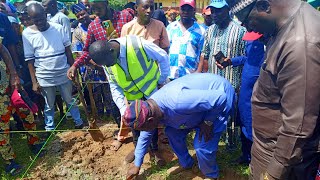 Osun Rep Member Oladebo flags off construction of classrooms roads others [upl. by Cati]