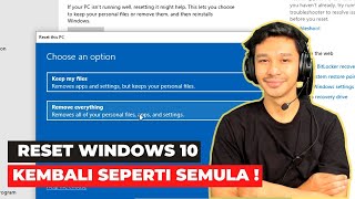 Cara Reset Windows 10 Terbaru 2023   Tanpa Hapus File  Tanpa Install Ulang [upl. by Wolfe]