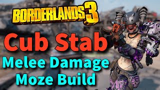 Borderlands 3  BEST Melee Moze Build  Cub Stab  2024 Mayhem 11  Save File [upl. by Reg]