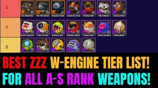 NEW Zenless Zone Zero 10 WEngine TIERLIST Guide  Every AS Weapons Rated [upl. by Aisatsan]