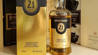 Springbank 21 Year Old 2018 Review 168 [upl. by Leatrice]