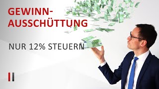 Die richtige Strategie für Gewinnausschüttungen beim GmbHGesellschafter  Christoph Juhn [upl. by Evante]