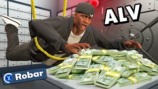 Robando un MEGA BANCO en GTA 5 🤑💰 [upl. by Ackler97]