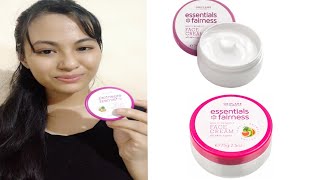 Oriflame Essentials Fairness Multi Benefit Face Cream Review l Demo l Sabnam Ara Hazarika [upl. by Enitnatsnoc]