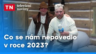 Zpravodajské přešlapy roku 2023  Televizní noviny [upl. by Silenay]