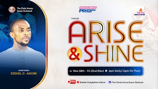 ARISE AND SHINE DPPS  19 NOVEMBER 2024 [upl. by Aubreir]