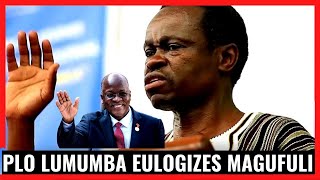 Prof PLO Lumumba On Late President Magufuli [upl. by Gerita892]